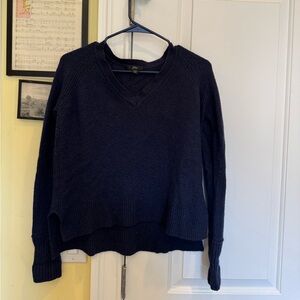 J.Crew Navy V-Neck Sweater